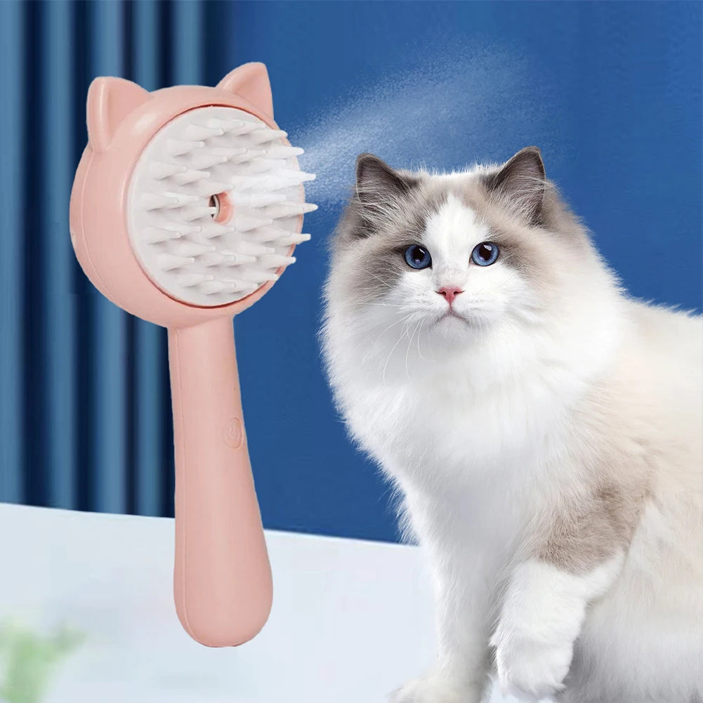 Brosse de nettoyage des cheveux avec brume, toilettage multifonctionnel pour chats
Brosse rechargeable autonettoyante, brosse lisse pour animaux de compagnie, chiens et chats, produits pour animaux de compagnie