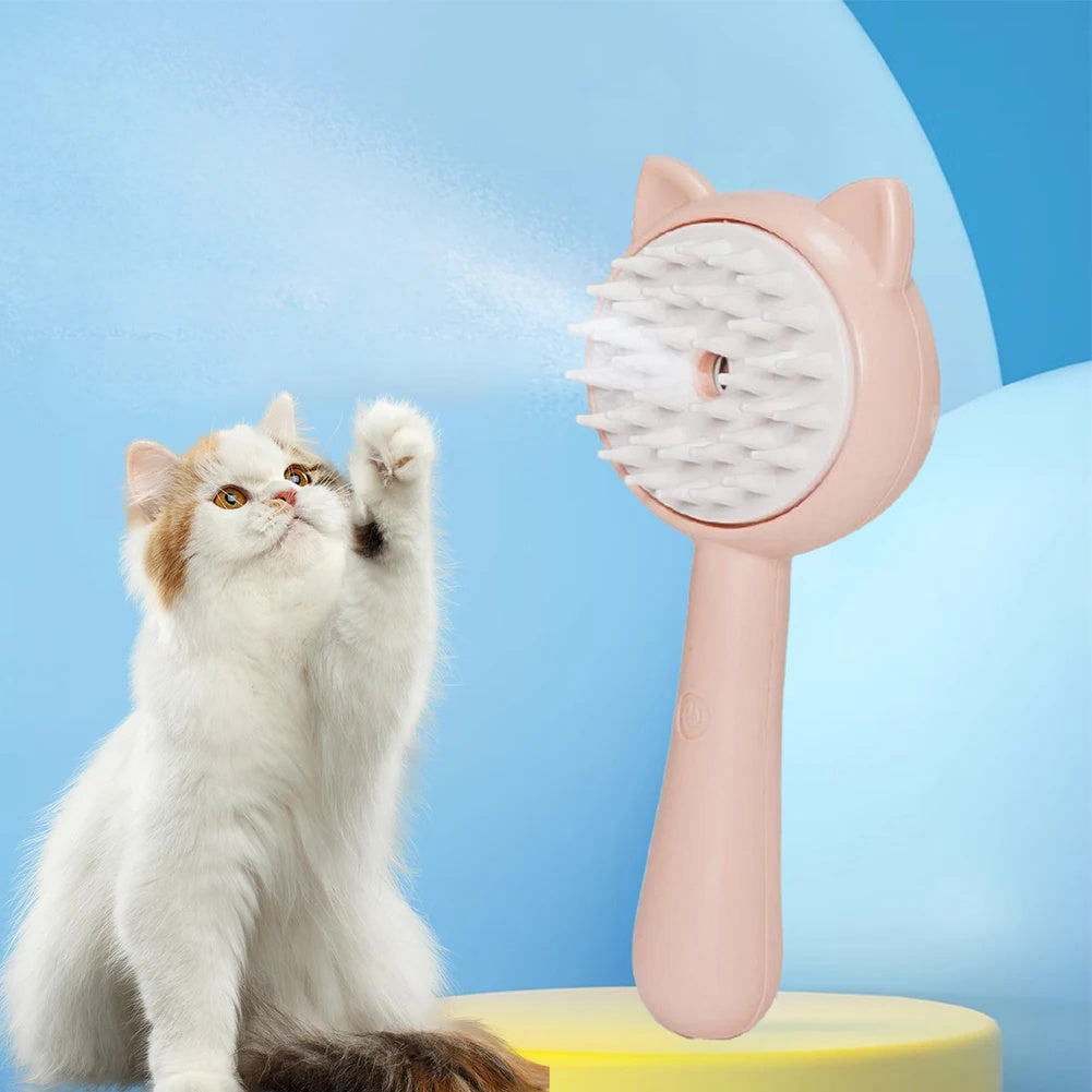 Brosse de nettoyage des cheveux avec brume, toilettage multifonctionnel pour chats
Brosse rechargeable autonettoyante, brosse lisse pour animaux de compagnie, chiens et chats, produits pour animaux de compagnie